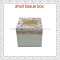 Pink Shell Tissue Box for Home Decor